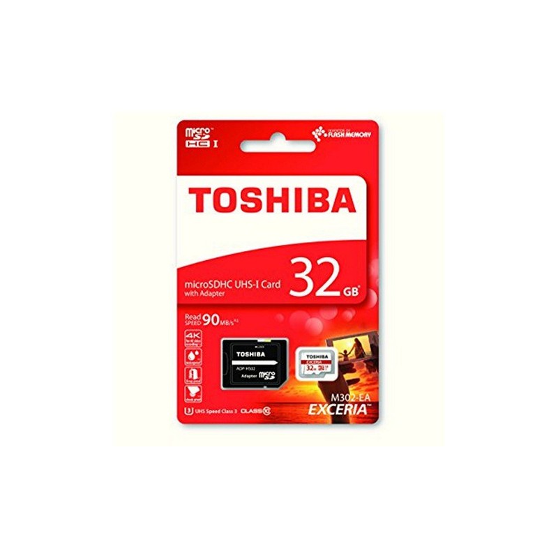 Kioxia 5300056 Exceria M302 32GB Micro SD Memory Card 90