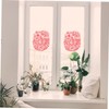 Operitacx 2 Sheets Chinese Paper Cut Window Decals Traditional Handcrafted