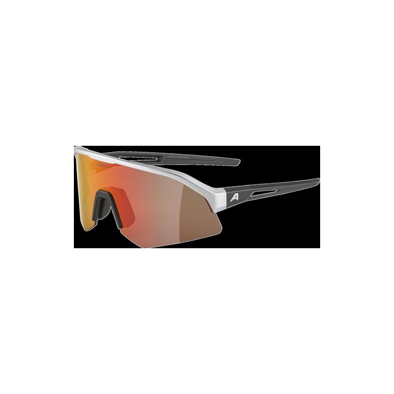 ALPINA Sonic HR Q-LITE Sports Glasses for Adults, Matte Aluminium,