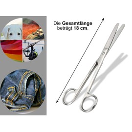 Stainless Steel Bandage/Paper/Plaster Scissors – Large Selection – 10.5 cm to 20 cm 18 cm