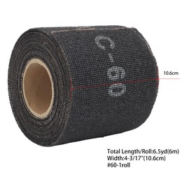 SCOTTCHEN Sanding Screen Mesh Roll for Dry Wall 4-1/8" Wide x 6.5yd(20 ft) Long Silicon Carbide Grits #60-1 Roll