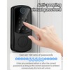 Smart Door Lock, Fingerprint Password IC Card Key Tuya APP,