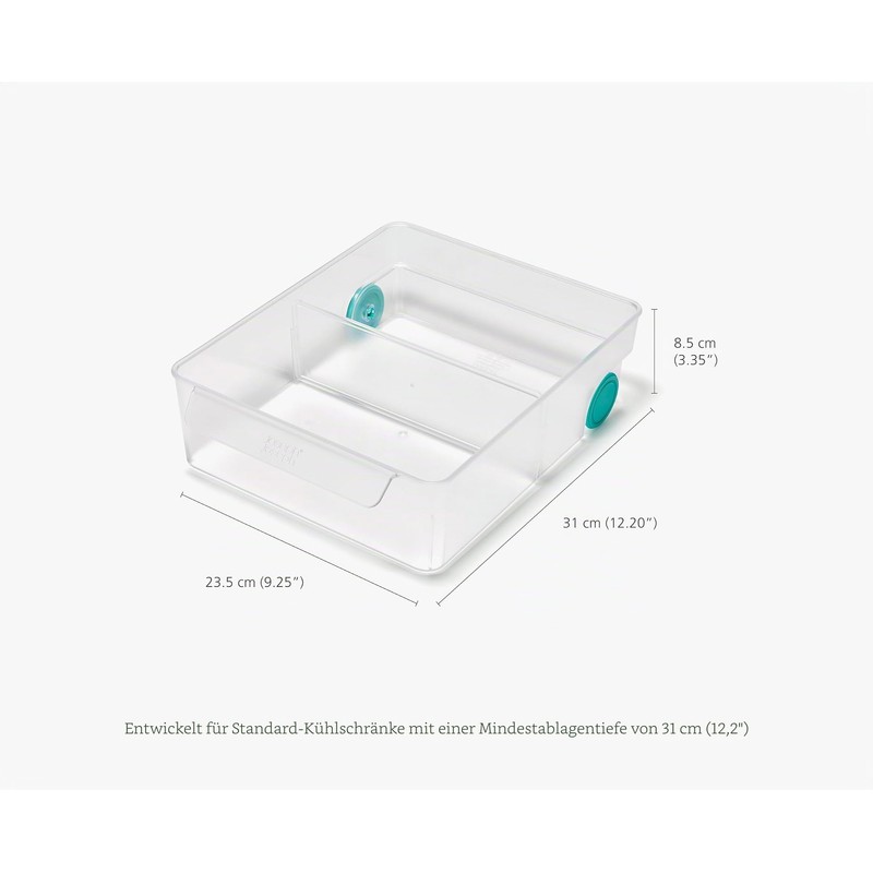 Joseph Joseph FridgeStore XL Fridge Organiser with Handle & Wheels,