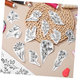 STOBOK 2 Sheets Water Soluble Embroidery Water Soluble Stabilizer for Embroidery Embroider Kit Embroidery Transfer Patterns Embroidery Stencils Wash Away Embroidery Stencils for Fabric