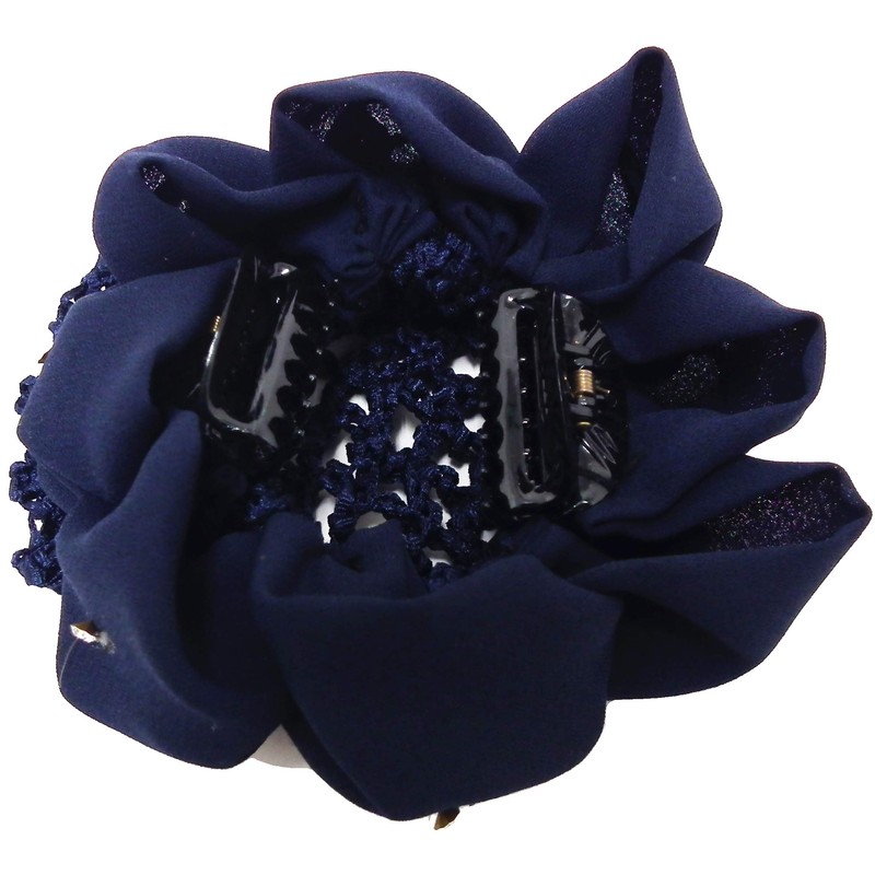 Happy Hat ha-415 Adult Hair Net, Scrunchie Style Bun Net