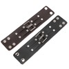 2pcs Wide PU Leather Bracelet Wrist Cuffs Punk Cuff Bracelet