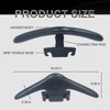 DrvixRex Car Clothes Suit Leather Hanger Bar Vehicle Coat Rod