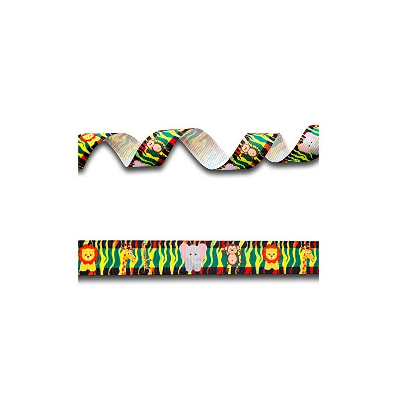 2 Yards (1.82 metres) Jungle Tiger Stripe Lion Elephant Giraffe
