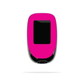 MightySkins Skin Compatible with Accu-Chek Nano - Solid Hot Pink | Protective, Durable, and Unique Vinyl Decal wrap Cover | Easy to Apply, Remove, and Change Styles | Made in The USA