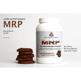 Core Nutritionals MRP Full Spectrum Meal Replacement | Whey Protein Blend + Low Glycemic Carb Blend | 27g Protein | 3 Pound (Double Chocolate Oatmeal Cookie)