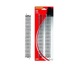 Mehano 30851 H0 4er Set gerades Gleis, 32 x 13 x 2 CM