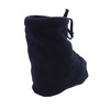 Men Women Cast Sock Dark Blue Soft Fleece Thick Adjustable