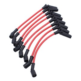 SHLPDFM 8pcs/Set 10.5mm Spark Plug Wires Set Ignition Wire for Chevy/GMC 1999-2006 LS1 VORTEC 4.8L 5.3L 6.0L