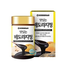Charm & Del Hwangto Farm 참앤들황토농원 맛있는 배도라지청 250g 1병 Cham & Dul Hwangto Farm Delicious Pear and Bellflower Syrup 250g 1 bottle