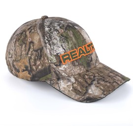Bell Rangers Realtree APX Camo Baseball Cap Hat 100% Cotton Twill (Peached) (US, Alpha, One Size, Flat Realtree Embroidered Emblem)