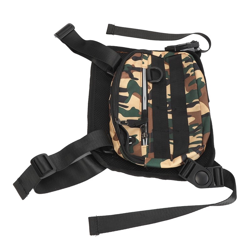 Sports Vest Chest Bag Lightweight Breathable Adjustable Strap Running Vest