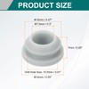 sourcing map 12Pcs Rubber Grommets, Mount Dia 10.5mm ID 7.5mm