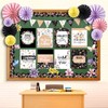 Pajean 62 Pcs Wildflower Classroom Bulletin Board Decorations with 3D