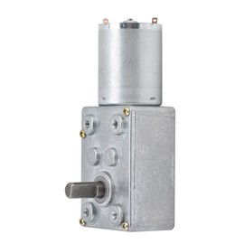 Worm Gear Motor JSX100370 SelfLocking DC 24V 62RPM Speed Reduce Electric Reducer Engine