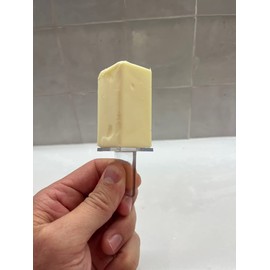 ButterPOP No Mess Holder & Dish to Spread Butter on Warm Pans & Food, Clear, Black