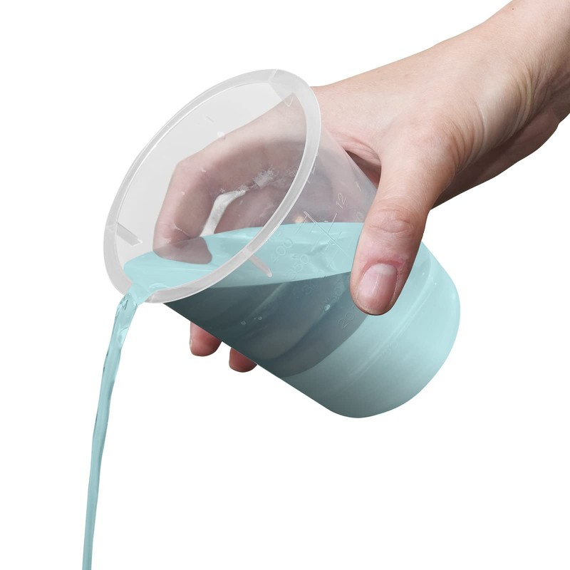5pcs RE-GEN 400ml Plastic Multi-Purpose Graduated Liquid Mixing Measuring Cups