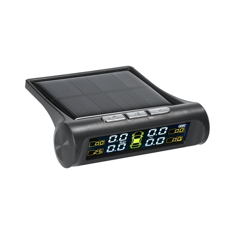 Solar Wireless Car Tire Pressure Monitoring System with 4 External