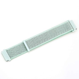 IVAPPON Hook Loop Gizmo Watch Nylon Strap with Quick Release Pins, 20mm Sport Watch Bands Compatible with Gizmo Watch 2/1 (Teal tint, Small-2 in Pack)
