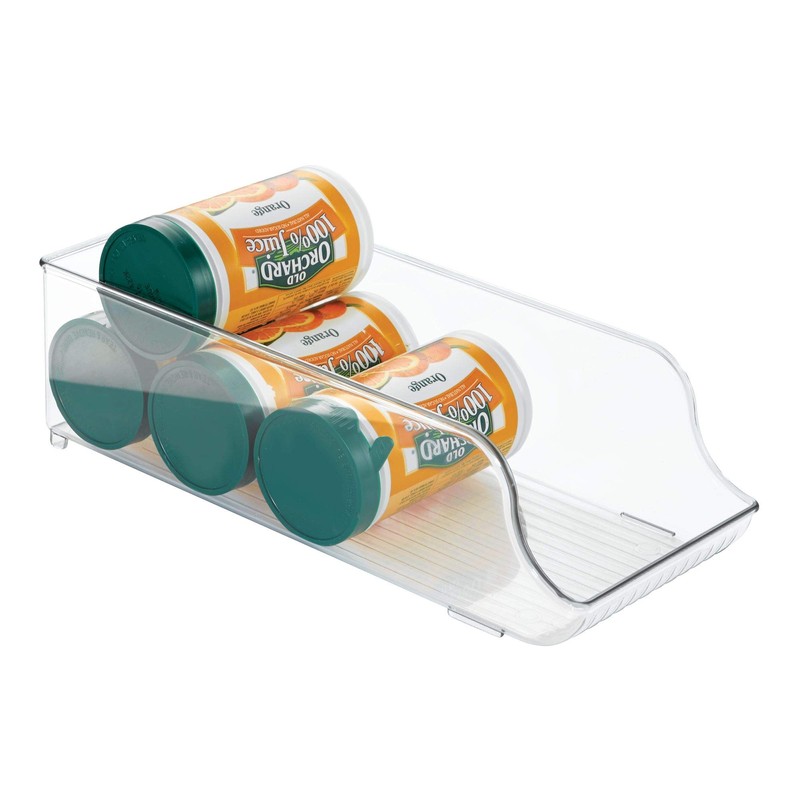 iDesign Fridge Organiser for Cans, Stackable Storage Container for up