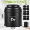 Acrux7 15PCS Tea Tins for Loose Tea 8oz Tea Containers