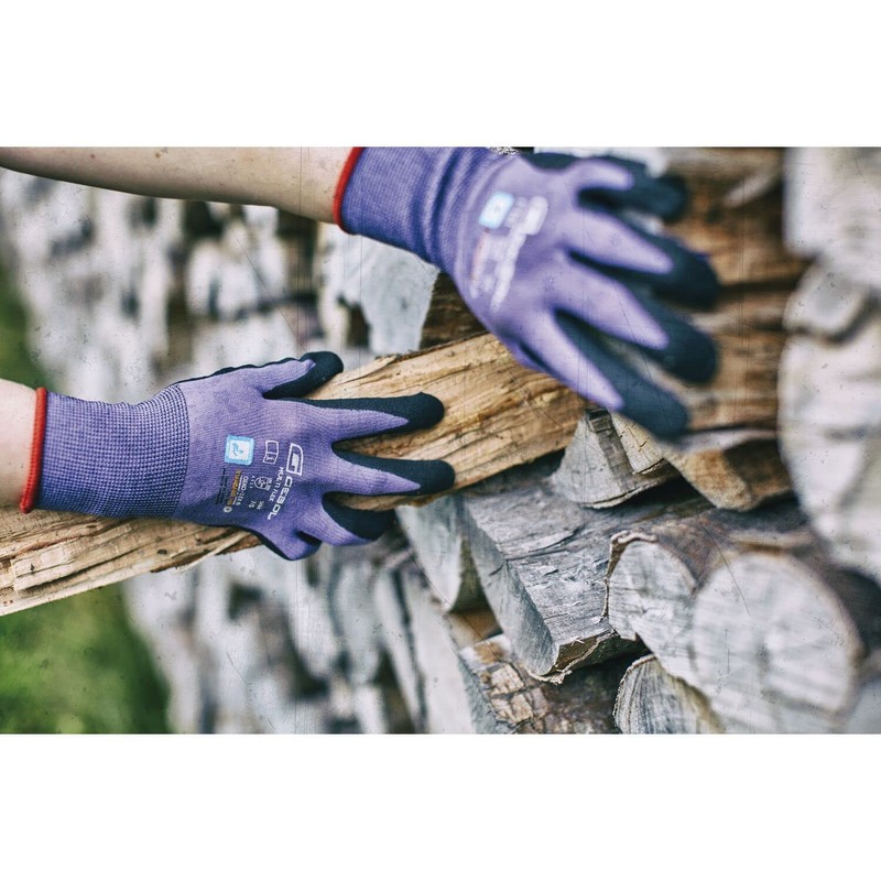 Gebol Work Gloves Multi Flex Lady Purple Size 8 (M)