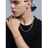 Gold Plated Chains Hiphop Necklaces Metal Stainless Steel Jewelry 22