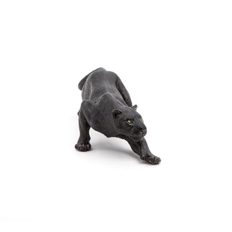 Papo WILD ANIMAL KINGDOM Tiere Figurine, 50026 Black Leopard, Multicolour