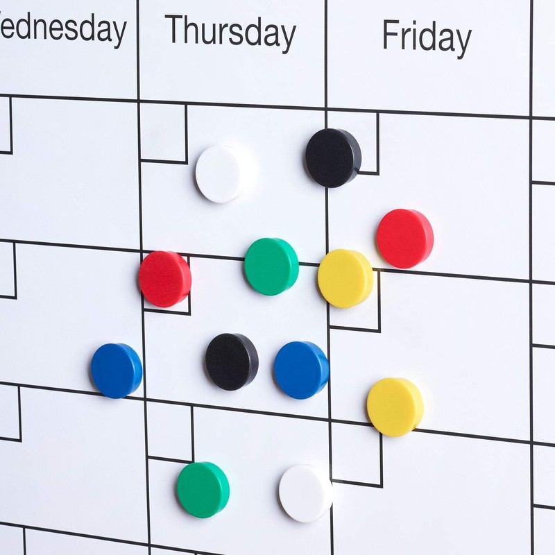 Scribble 24 Pack Fridge Magnets, Whiteboard Magnets, Magnets for Whiteboards,