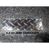 EzGo Golf Cart Diamond Plate Front Name Plate