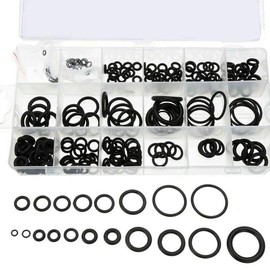 225PCS O-Ring Gasket kit Rubber Washer Seals Assortment Set Electrical Gasket Ring for Plumbing Washer Seal & Auto Quick Repair (225)