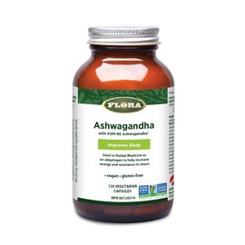 Flora Health Ashwagandha Root Capsules KSM-66 300mg, Improve Sleep, Increase Energy, Resistance to Stress, Full Spectrum Extract -120 Vegetarian Capsules (60-Day Supply)