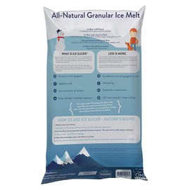 REDMOND REDMOND Ice Slicer - Ice Melt Salt, Kid & Pet Safe Deicer, All-Natural Granular Ice Melt (25 LB)