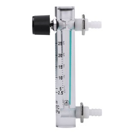 Air Meter, 2.5-25 LPM Meter Suitable for Air Volume Measurements for Measuring Oxygen Air Gas, Gas Meters