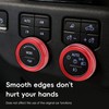 Auovo Volume/Tune Knob Covers A/C Knob Covers Rings Trims Compatible