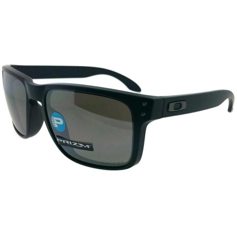 Oakley Holbrook POLARIZED Sunglasses OO9102-D655 Matte Black W/ PRIZM Black
