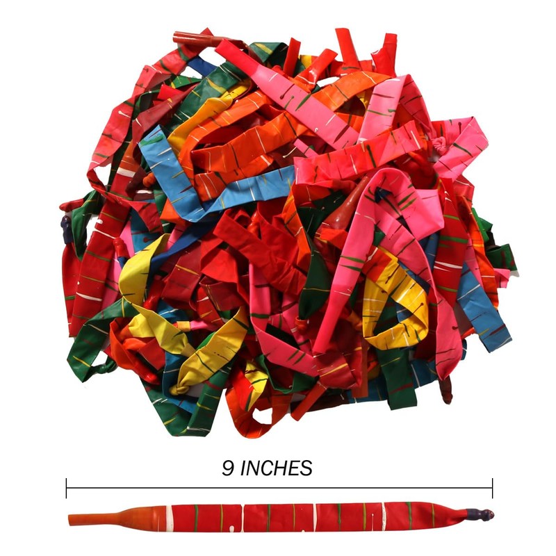 100 Pcs Colorful Long Cry Flying Rocket Balloons for Party