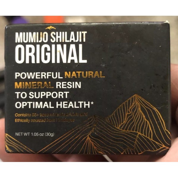 Shilajit Resin with Fulvic Acid & Trace Minerals, Original Siberian