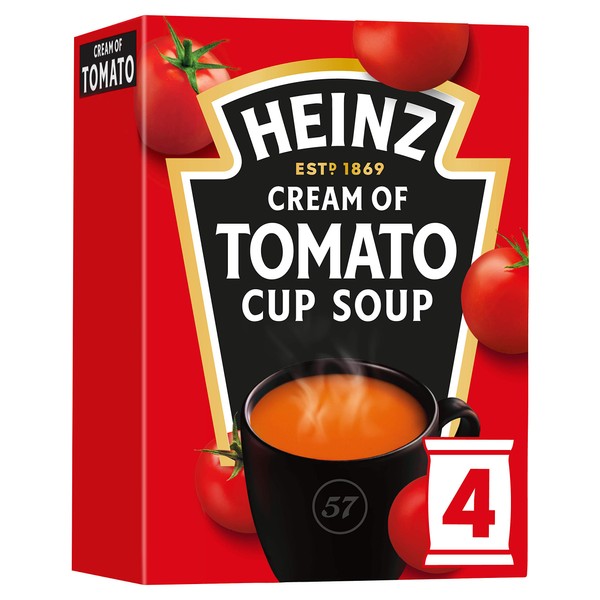 Heinz Cream Of Tomato Cup Soup 4x 22g(88g)