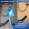 COVERTIFY 4 Layers HVAC Copper AC Line Pipe Insulation Cover