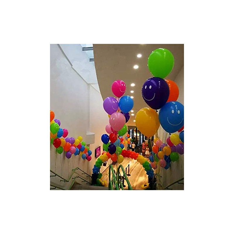 25 Assorted Smile Balloons 12"/30cm Balloons