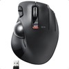 ELECOM EX-G Trackball Mouse, 2.4GHz USB Wireless, Ergonomic Design, Thumb