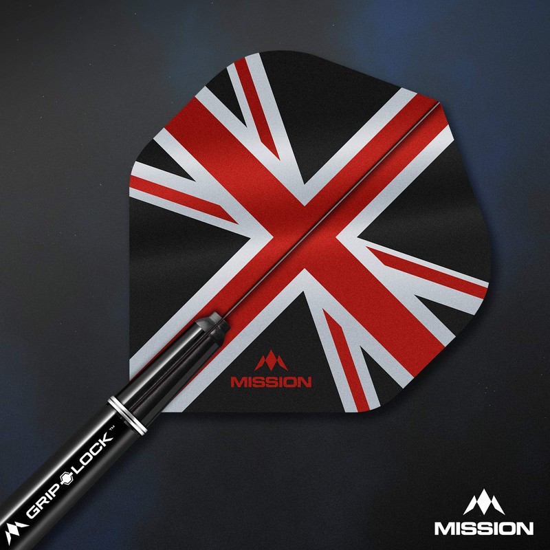 Mission Darts Alliance Flights Extra Strong Premium UV Flights Union