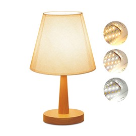 Night Light, Table Lamp, Indirect Lighting, Japanese Style, Desk Light, 3 Color Dimming, Wood Grain Style, Bedside Lamp, Natural, Interior, Atmosphere, Stylish