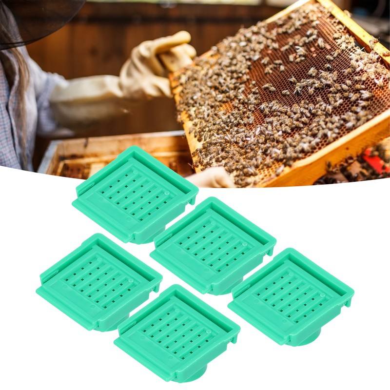 5Pcs Beehive Vent Lightweight ABS NonToxic EscapeProof Breathable Beehive Entrance