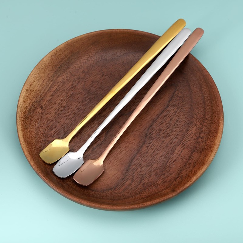 6 PCS Coffee Spoons Set, Dessert Spoons, Iced Tea Spoons